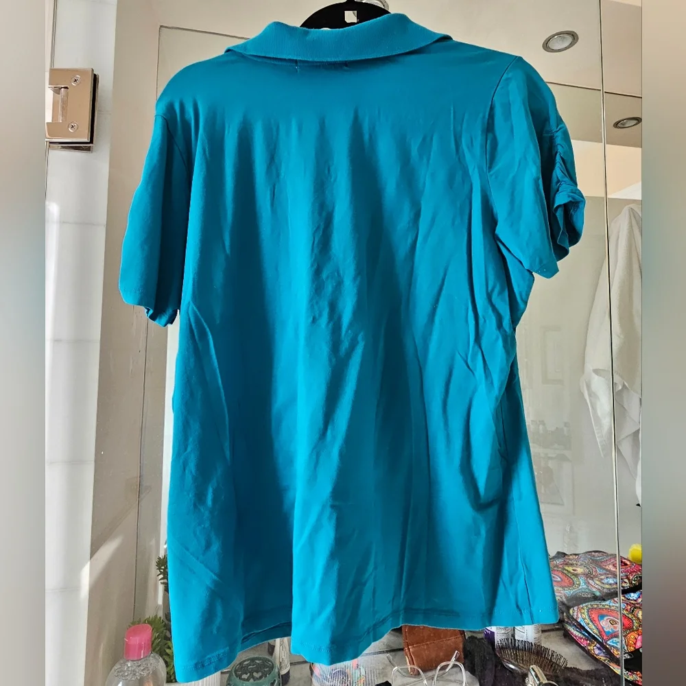 Michael Kors Teal Tourquoise Blouse - size 1x